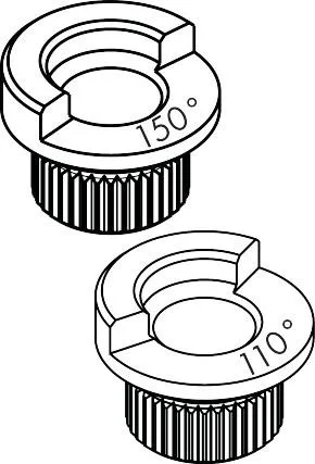 Hansgrohe Anschlagring Set (110grad / 150grad) , 98486000 98486000