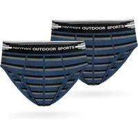 normani Slip 2er Pack Herren Merino Slip Unterhose Retroshorts atmungsaktive Boxershorts
