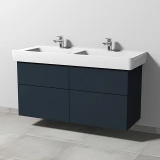 Sanipa 3way Waschtischunterbau zu Laufen Pro A Waschtisch mit 4 Auszügen, Marine-Matt SP7601R
