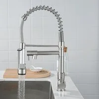 SEHAUSEU Küchenarmatur Wasserhahn Küche Bad Spültischarmatur Waschtischarmatur abnehmbar