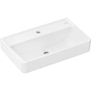 hansgrohe Xanuia Q Waschtisch 60215450 600x370mm, mit Hahnloch, ohne Überlauf, weiß