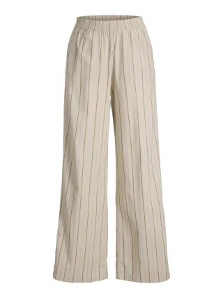 JJXX - JXSKY BREEZY WIDE MW PANTS PNT LN Natural - Gr. - 32