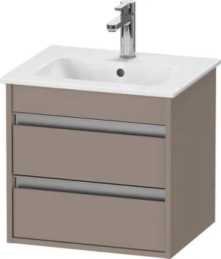 Duravit Ketho Waschtischunterbau wandhängend Basalt Matt 500x412x480 mm - KT644404343 KT644404343