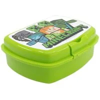 Minecraft Lunchbox Kinder Brotdose für unterwegs und Kindergarten, (1x Lunchbox)