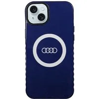 Audi Handyhülle MagSafe Schutzhülle iPhone 15 Plus 14 Plus, MagSafe, Kamera-/Displayschutz, Audi Lizenzdesign