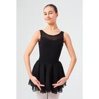 tanzmuster Schlupfrock Ballettrock Elli aus Chiffon zum Reinschlüpfen fürs Kinder Ballett