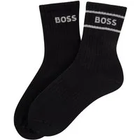 BOSS Socken (2-Paar) sportiv, mit dezentem Locke, Fersen- und Zehenpartie verstärkt
