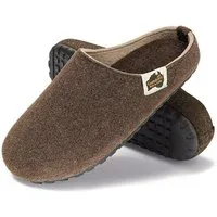 Gumbies Outback Slipper in Chocolate-Cream Hausschuh aus recycelten Materialien, rutschfeste & stabile Sohle