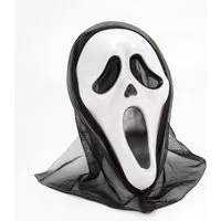 FASCHINFEVER Verkleidungsmaske Ghostmaske - Scream Maske Kostümmaske - Halloween Kostüm Herren Maske, (Packung, 1-tlg)
