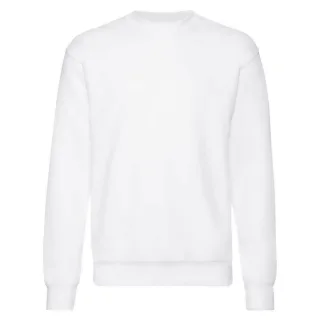 Fruit of the Loom - "Classic" Sweatshirt Überschnittene Schulter für Herren/Damen Unisex (Weiß)