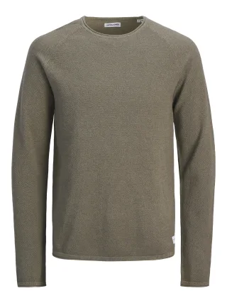 JACK&JONES - JJEHILL KNIT CREW NECK NOOS - Gr. - XXL