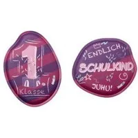 ergobag Schulranzen Klettie Set (5-tlg), zum Individualisieren und Sammeln