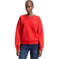 TOM TAILOR Denim Sweatshirt Rundhals, bequeme Passform, bedruckt