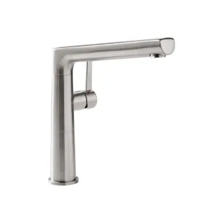 Villeroy und Boch Küchenarmatur Sorano 926700LC 13,3 l/min, schwenkbarer Strahlregler, Edelstahl massiv