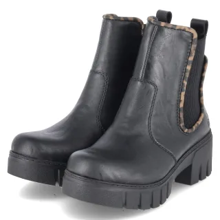 Rieker Chelsea Boots - Gr. 36 - Schwarz - Synthetik