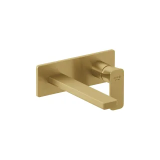 KLUDI-RENON 2Loch-Wand-Einhandmischer 210 MM Brushed Gold (18) PVD 42244N075