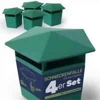 Gravidus Lebendfalle Schneckenfalle Set Schneckenschutz Garten