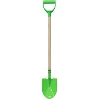 Outdoor active Spitzschaufel aus Metall, Länge 90 Zentimeter holz