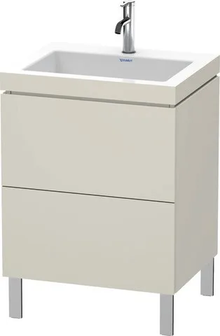 Duravit L-Cube c-bonded Set bodenstehend Taupe Matt 600x480x698 mm - LC6936O9191 LC6936O9191