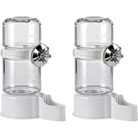 FELIXLEO Vogeltränke 2 PCS Voegel Wasserspender 140ML Automatische Vogeltraenke Kaefig