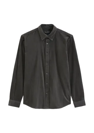 Marc OPolo Casual - Cord-Hemd regular Wooden Earth - Gr. - XL