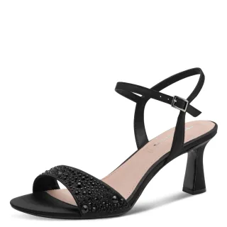 Tamaris - Da.-Sandalette black glam - Gr. - 39