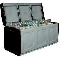 GarPet Gartenbox Gartenbox Wetterfest Outdoor Garten Box Gartenauflagen Gartentruhe XXL