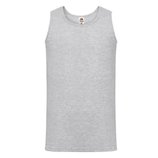 Fruit of the Loom - "Valueweight" Top für Herren - Athletisch (Grau meliert)