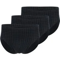 Schiesser Slip 3er Pack Cotton Casual Cotton (Spar-Set, 3-St) Mini Slip / Unterhose - Baumwolle - ohne Eingriff - Atmungsaktiv