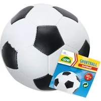 Lena® Softball Soft-Fußball 18 cm, schwarz/weiß, Made in Europe
