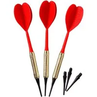Best Sporting Dartpfeil Safety Dartpfeile, 3 Stück à 7 g, Hülse aus Messing, verschied. Farben
