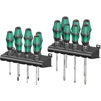 Wera Schraubendreher Kraftform Big Pack Serie 300 14 tlg., (Set, 14 St., 14-tlg), Mit Werkzeugfinder Take it easy