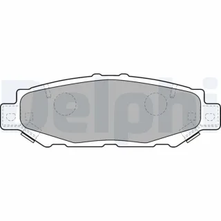 Delphi Bremsbel?ge hinten Lexus Gs Toyota Supra