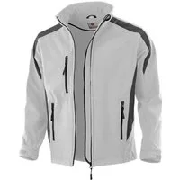 Qualitex Workwear Softshelljacke wasserabweisende Outdoor-Arbeitsjacke - atmungsaktive Übergangsjacke (1-St) mit 6 Taschen - Blickdicht - Strapazierfähig - Wärmend - Waschbar