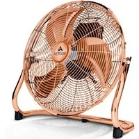 AERSON Bodenventilator Windmaschine mit 3-Leistungsstufen, Standventilator Neigungswinkel ca. 110 Grad