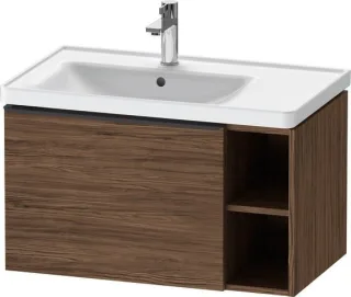 Duravit D-Neo Waschtischunterbau wandhängend Nussbaum dunkel Matt 784x452x440 mm - DE42580BD210000 DE42580BD210000