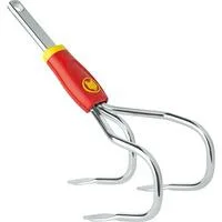 Krümmer BE-M, multi-star, Handgrubber rot/gelb, 11cm