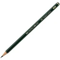 Faber-Castell Bleistift Bleistift Castell 9000, Härtegrad 7B, bruchgeschützt