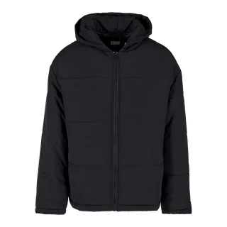 Urban Classics - Steppjacke mit Kapuze für Herren (Schwarz)