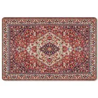 MuchoWow Mauspad Persische Teppiche - Teppiche - Muster - Rot (1-St), Mouse pad Klein, Gaming Deko, PC Zubehör, 27x18 cm