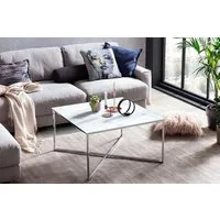 SalesFever Couchtisch Caorle Coffeetable im eleganten Stil, Eleganz trifft Funktion: Tischplatte in Marmoroptik