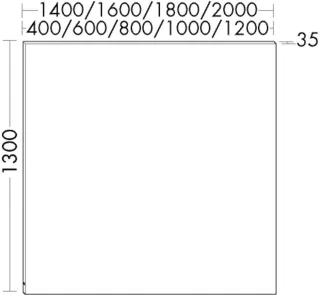 Burgbad Leuchtspiegel Sys30 PG1 Aqua 1300x400x35 Sys30 PG1 Aqua, SIFM040L320 SIFM040L320