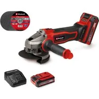 Einhell Akku-Winkelschleifer TE-AG 18/125-2 Li (1x4,0Ah), Inkl. Akku und Ladegerät