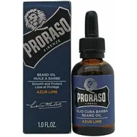 PRORASO Bartöl Azur Lime Bartpflege  Öl 30ml