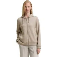 TOM TAILOR Kapuzensweatjacke Regular mit Viskose und Stretch