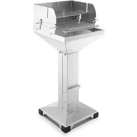 Thüros Holzkohlegrill T2 Direkt Plus Set, inkl. Warmhalterost & Windansteckblech