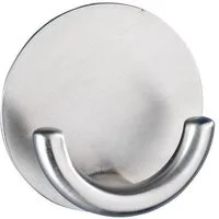 WENKO Handtuchhaken Wenko Strip-it Wandhaken Rondo Edelstahl, chrom