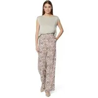 MADELEINE Stoffhose Weite Hose mit Paisley-Print Schlupfhose, elastischer Bund hinten, ohne Verschluss