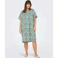 ONLY CARMAKOMA Sommerkleid CARSHILLA 2/4 KNEE DRESS VIS AOP BS
