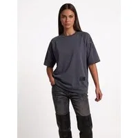 ENVYME T-Shirt Oversize T-Shirt „Don't Be Average" Print, Vintage Used-Look